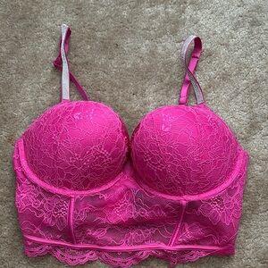 Victorias Secret lac push up corset top